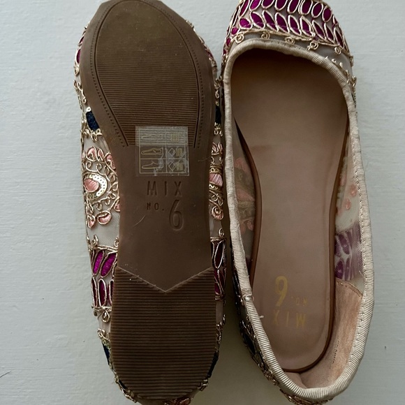 Sequined/embroidered ballet flats - Picture 9 of 9